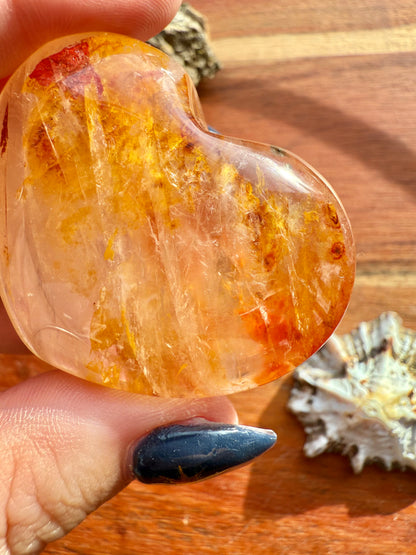 GOLDEN HEALER + FIRE QUARTZ HEART