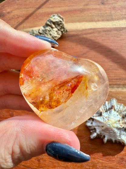 GOLDEN HEALER + FIRE QUARTZ HEART