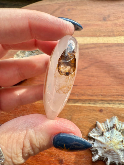 GOLDEN HEALER, ROSE QUARTZ + FIRE QUARTZ HEART