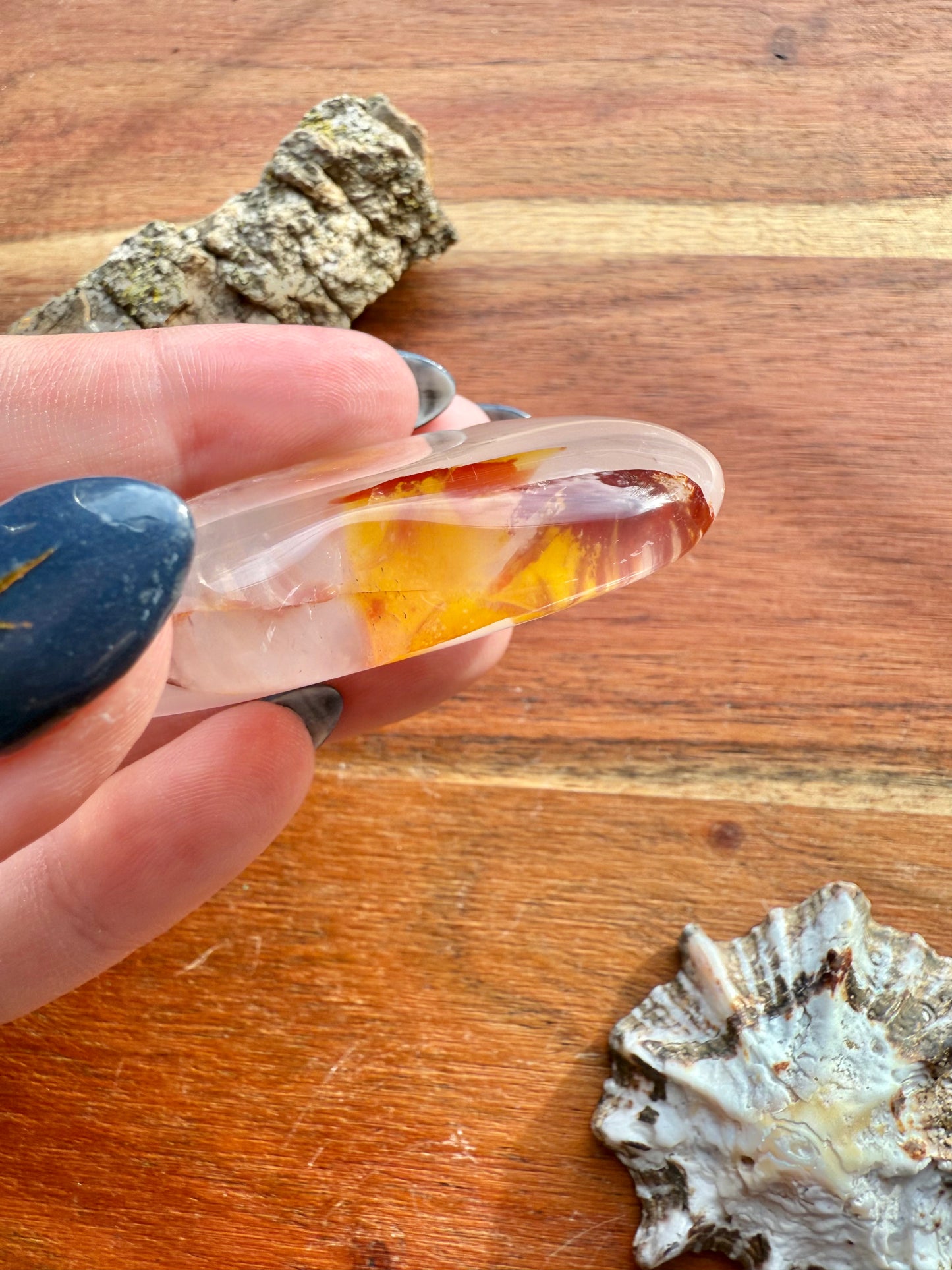 GOLDEN HEALER, ROSE QUARTZ + FIRE QUARTZ HEART