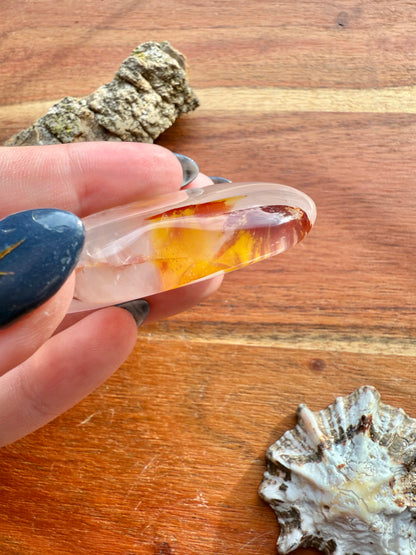 GOLDEN HEALER, ROSE QUARTZ + FIRE QUARTZ HEART