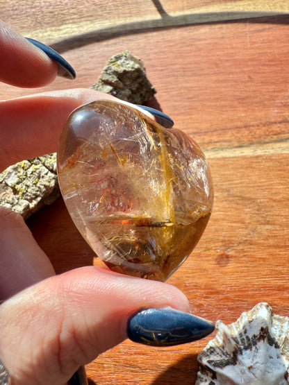 GOLDEN HEALER + FIRE QUARTZ HEART