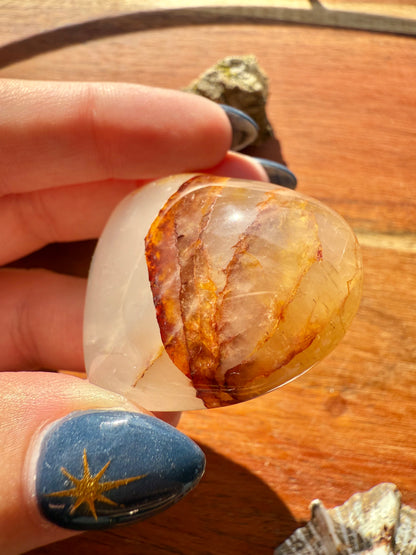 GOLDEN HEALER + FIRE QUARTZ HEART
