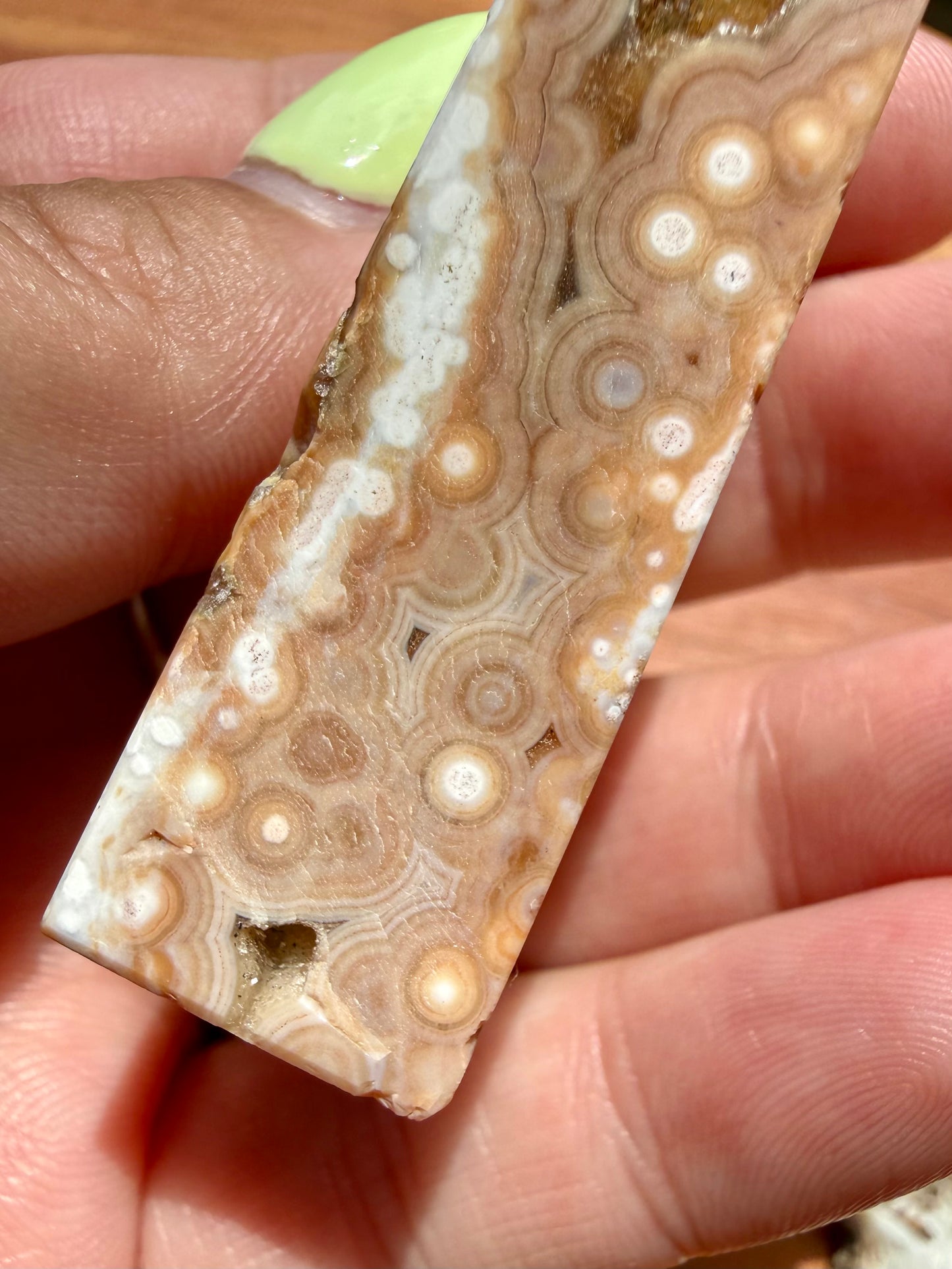 ASYMMETRICAL PINK OCEAN JASPER TOWER