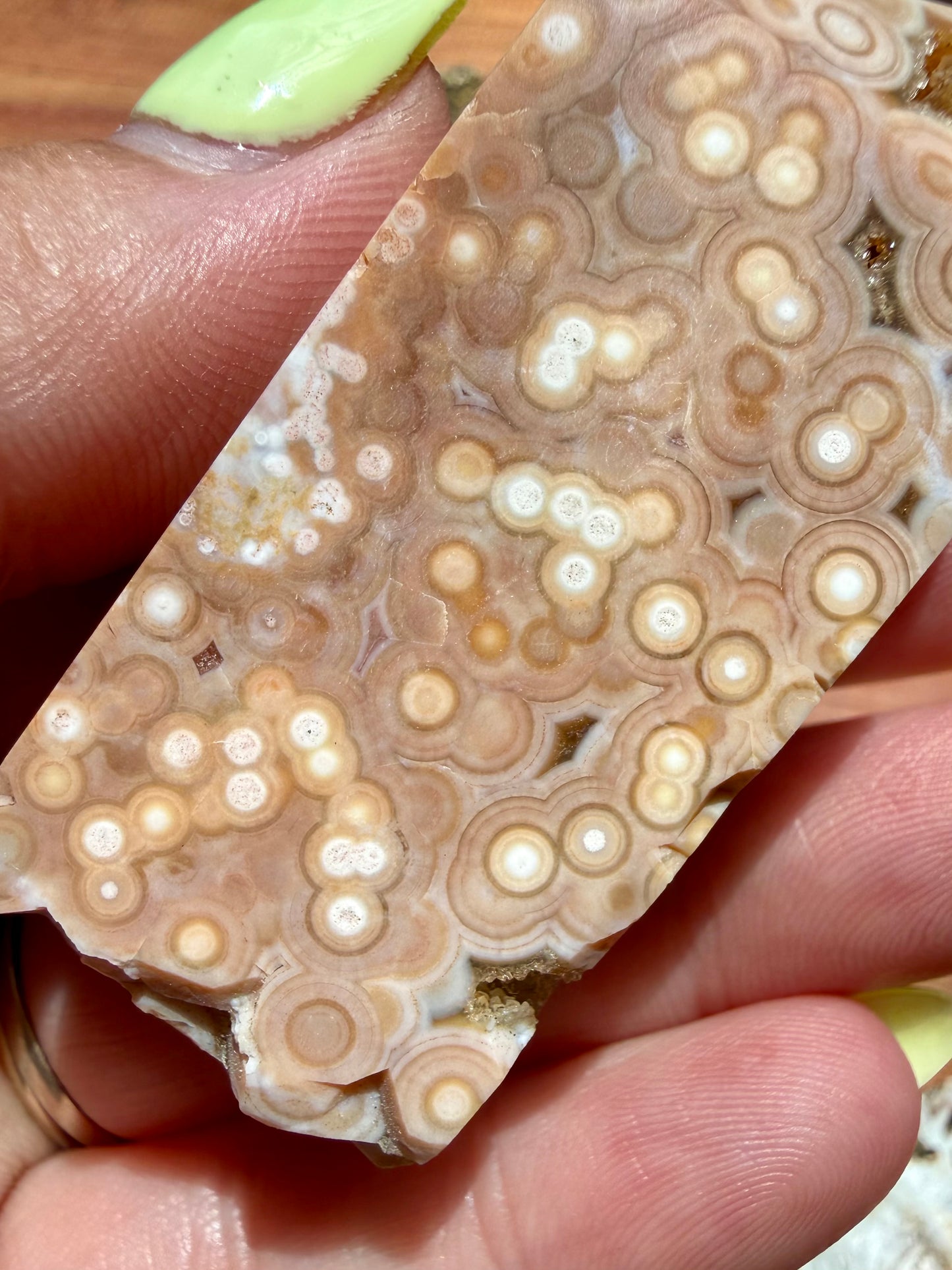 ASYMMETRICAL PINK OCEAN JASPER TOWER