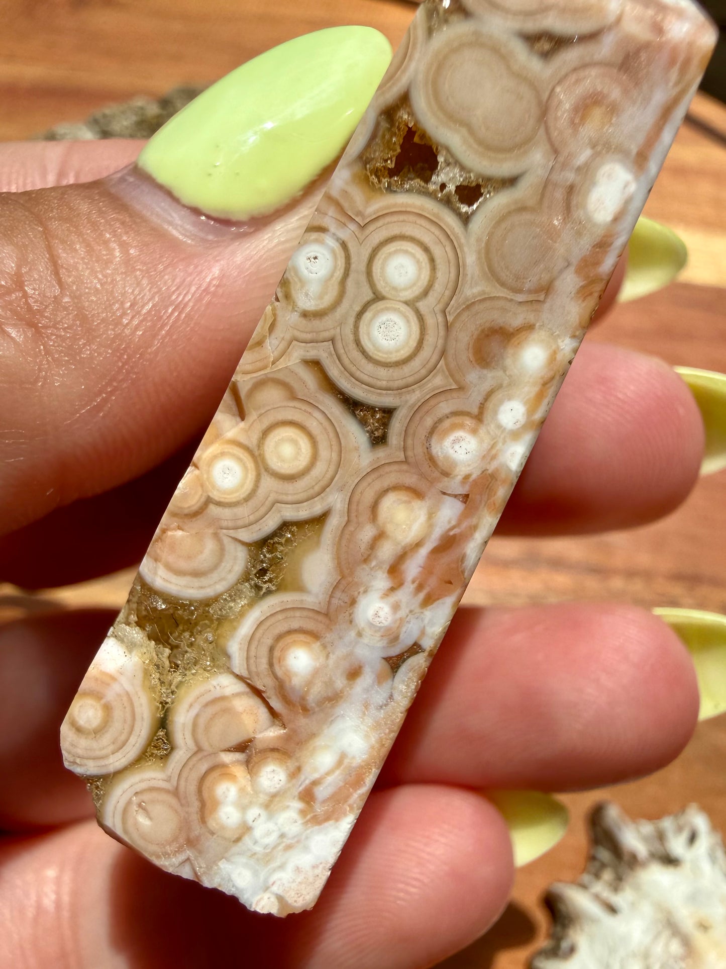 ASYMMETRICAL PINK OCEAN JASPER TOWER