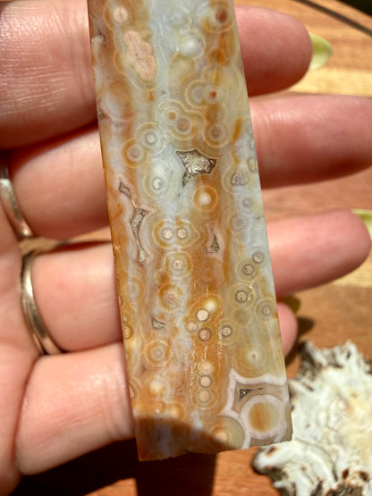 ASYMMETRICAL PINK OCEAN JASPER TOWER