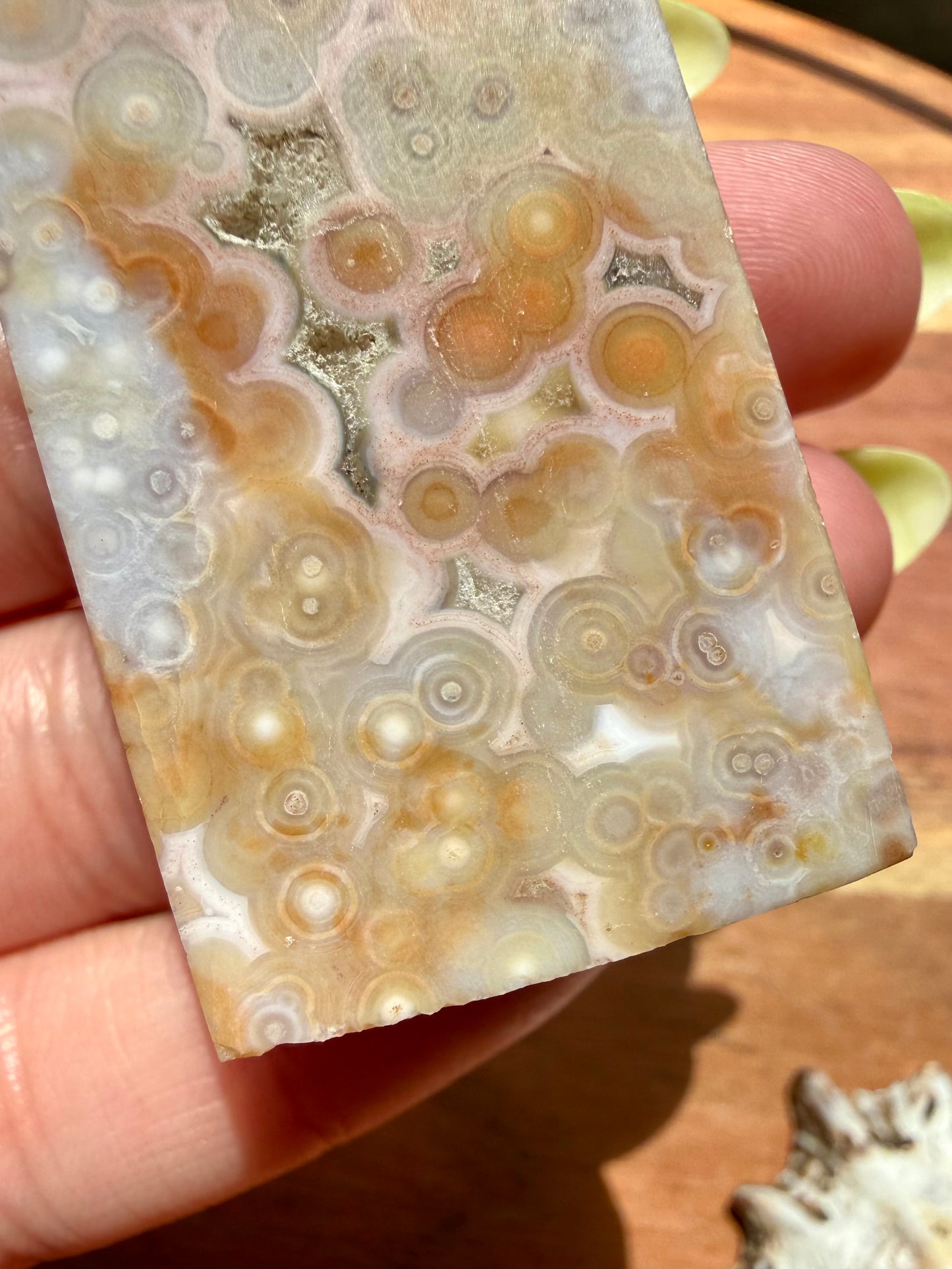 ASYMMETRICAL PINK OCEAN JASPER TOWER