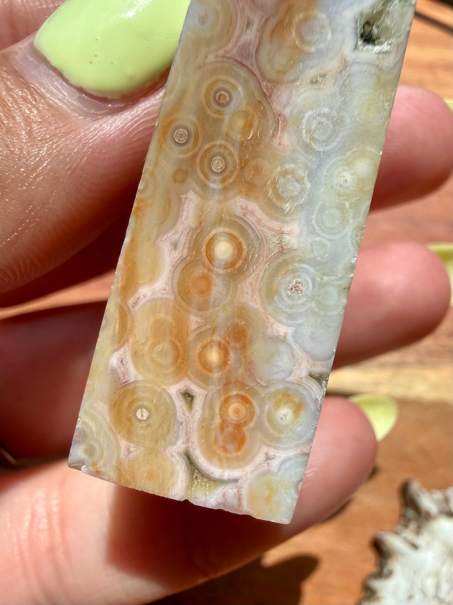 ASYMMETRICAL PINK OCEAN JASPER TOWER