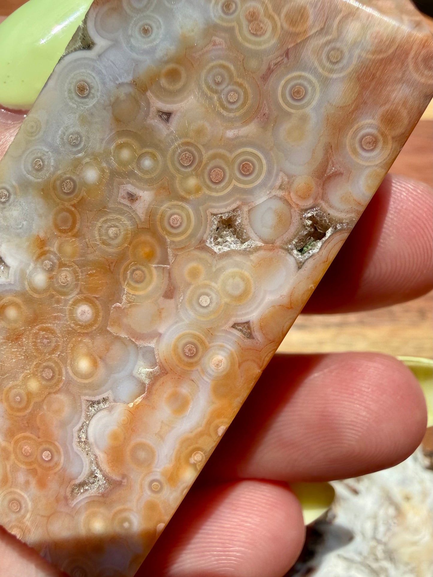 ASYMMETRICAL PINK OCEAN JASPER TOWER