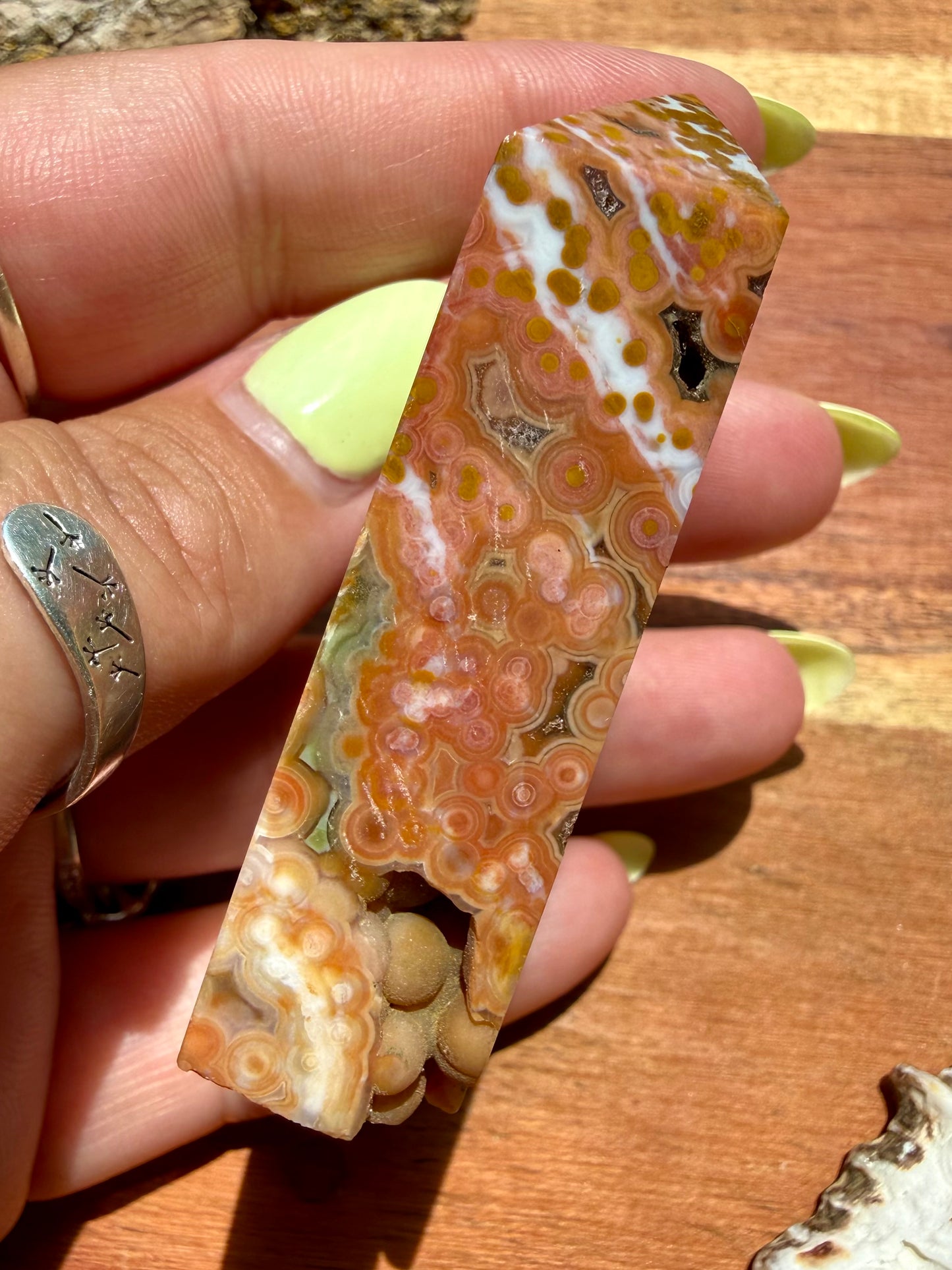 ASYMMETRICAL PINK OCEAN JASPER TOWER