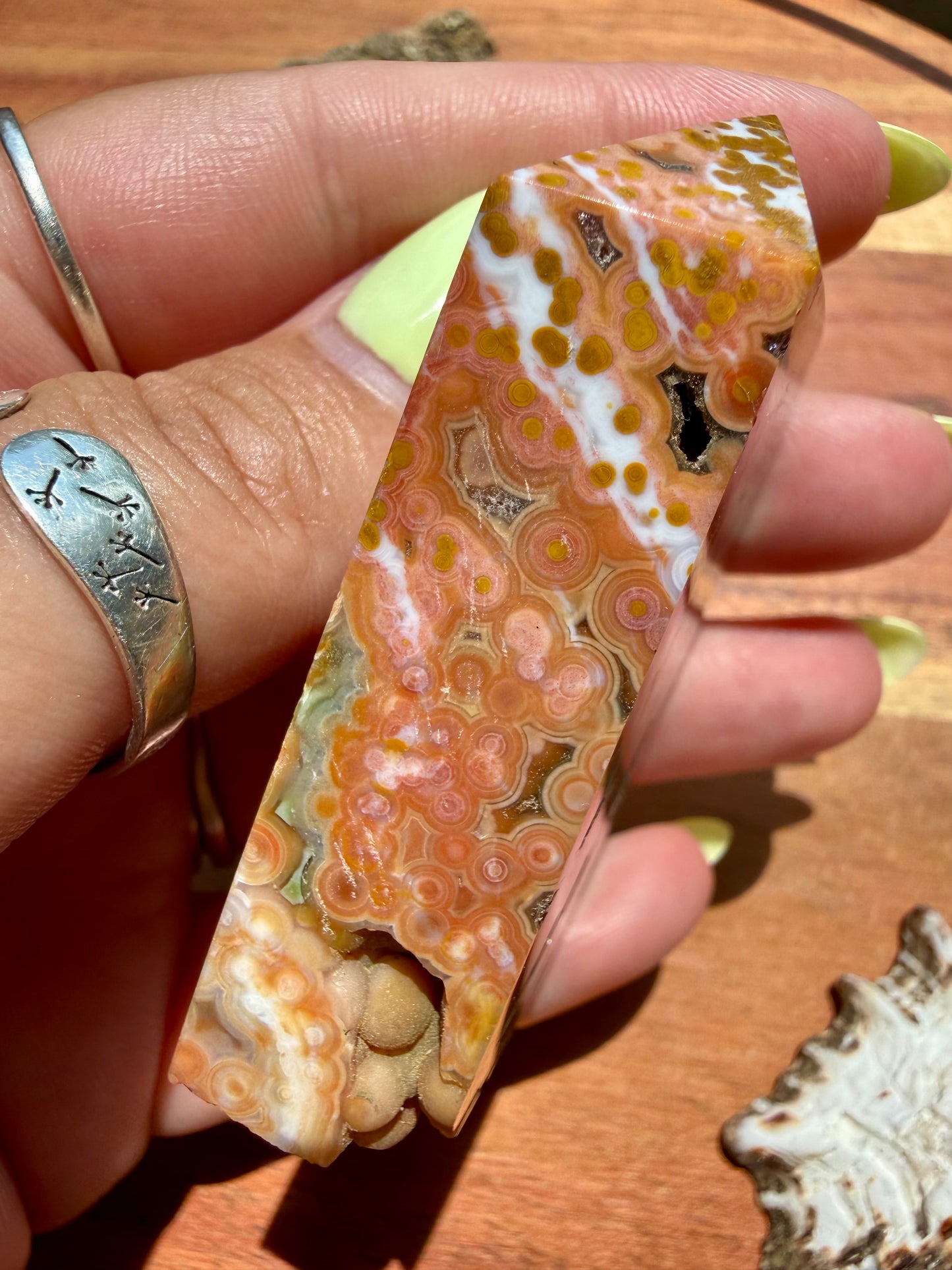 ASYMMETRICAL PINK OCEAN JASPER TOWER