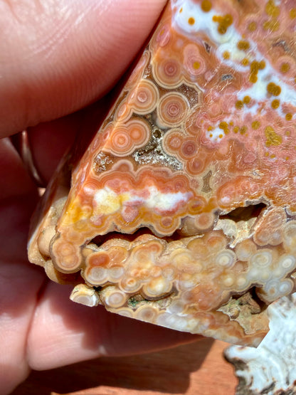 ASYMMETRICAL PINK OCEAN JASPER TOWER