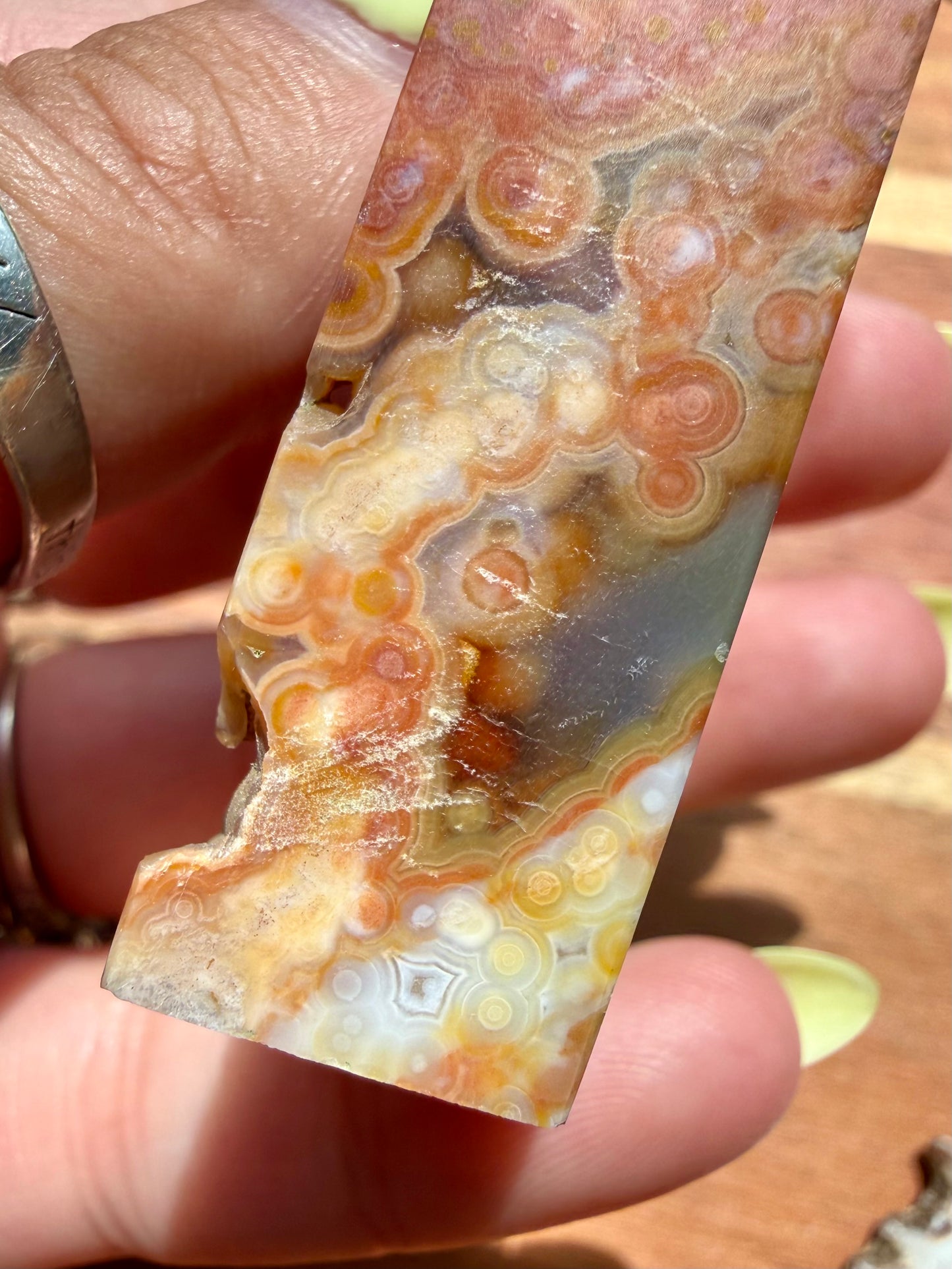 ASYMMETRICAL PINK OCEAN JASPER TOWER