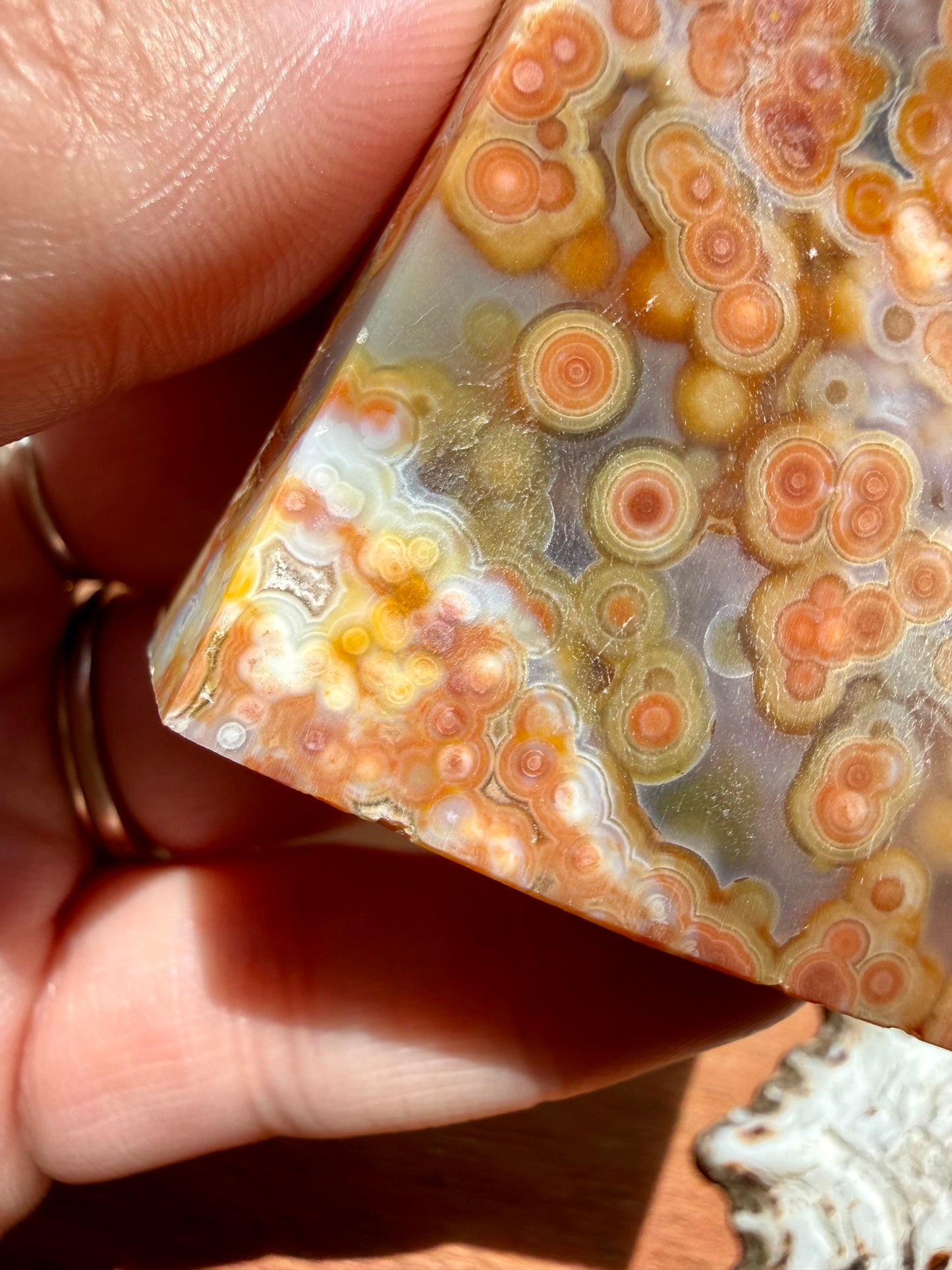 ASYMMETRICAL PINK OCEAN JASPER TOWER