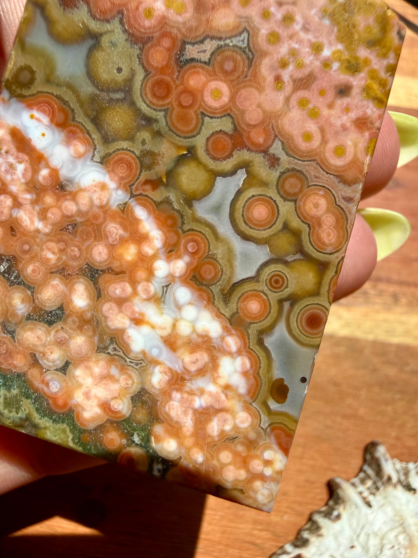 ASYMMETRICAL PINK OCEAN JASPER TOWER