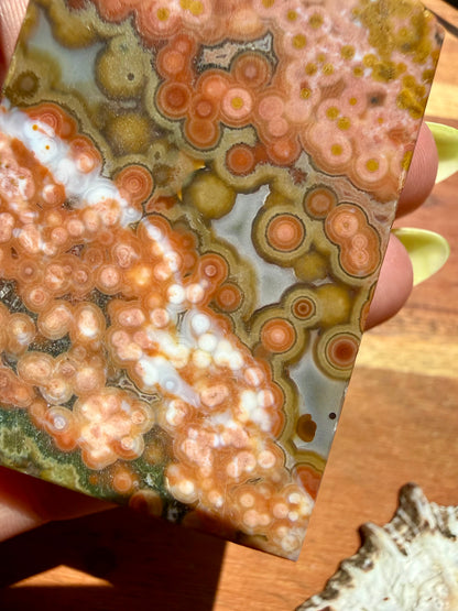 ASYMMETRICAL PINK OCEAN JASPER TOWER