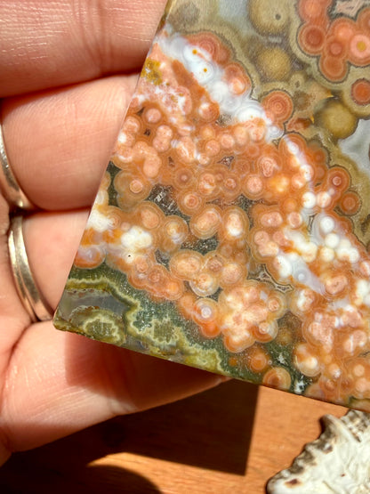 ASYMMETRICAL PINK OCEAN JASPER TOWER