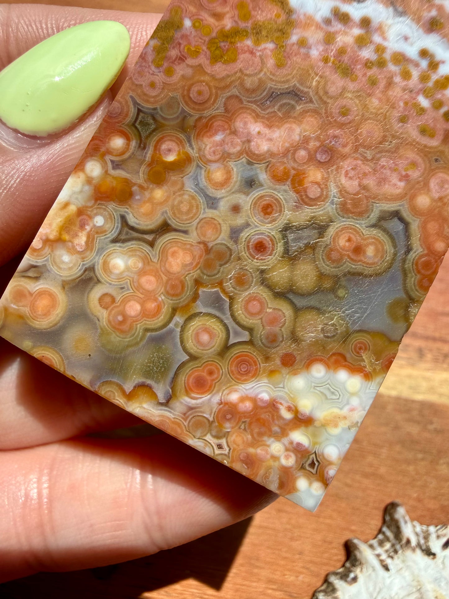 ASYMMETRICAL PINK OCEAN JASPER TOWER