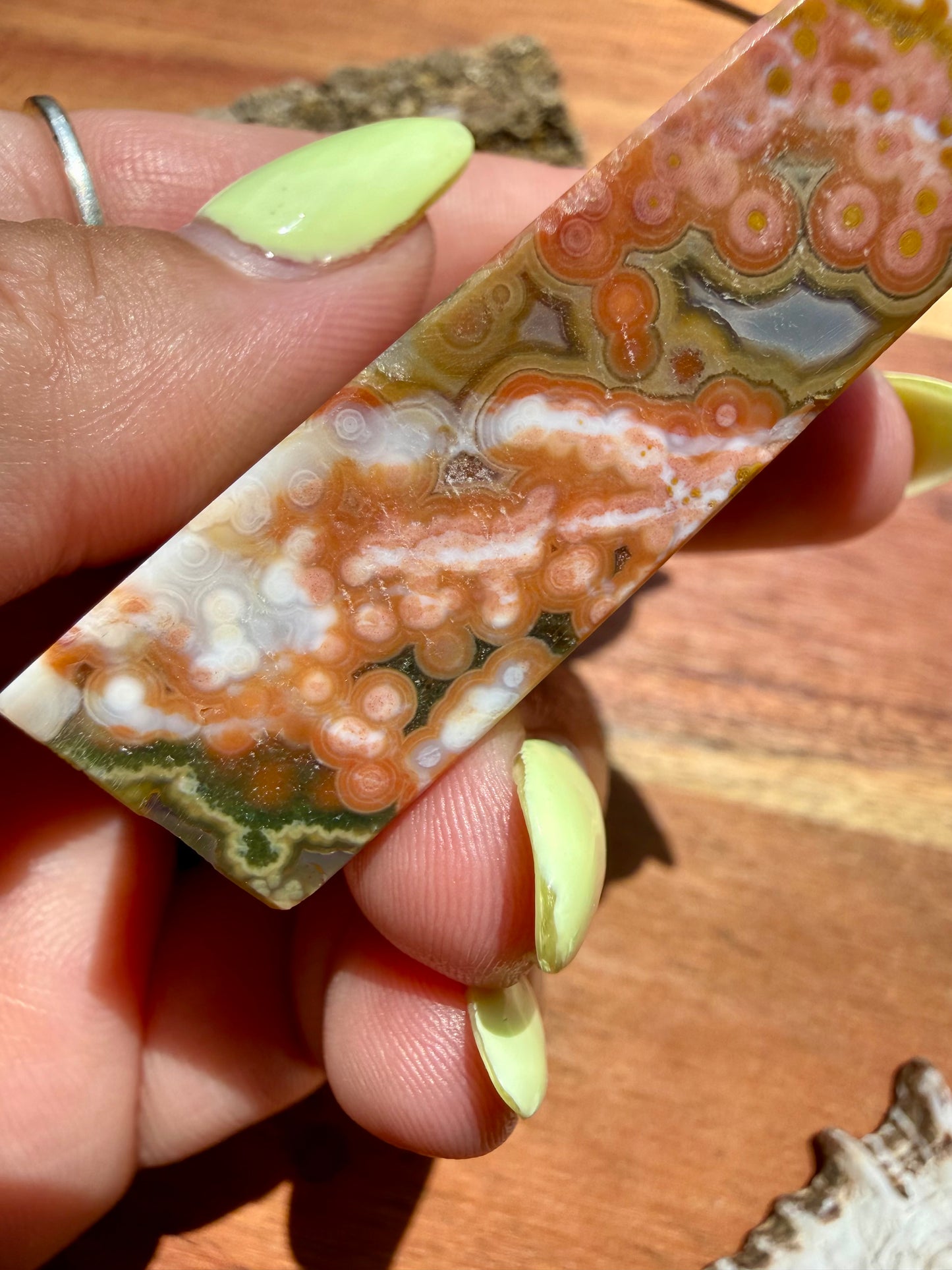 ASYMMETRICAL PINK OCEAN JASPER TOWER