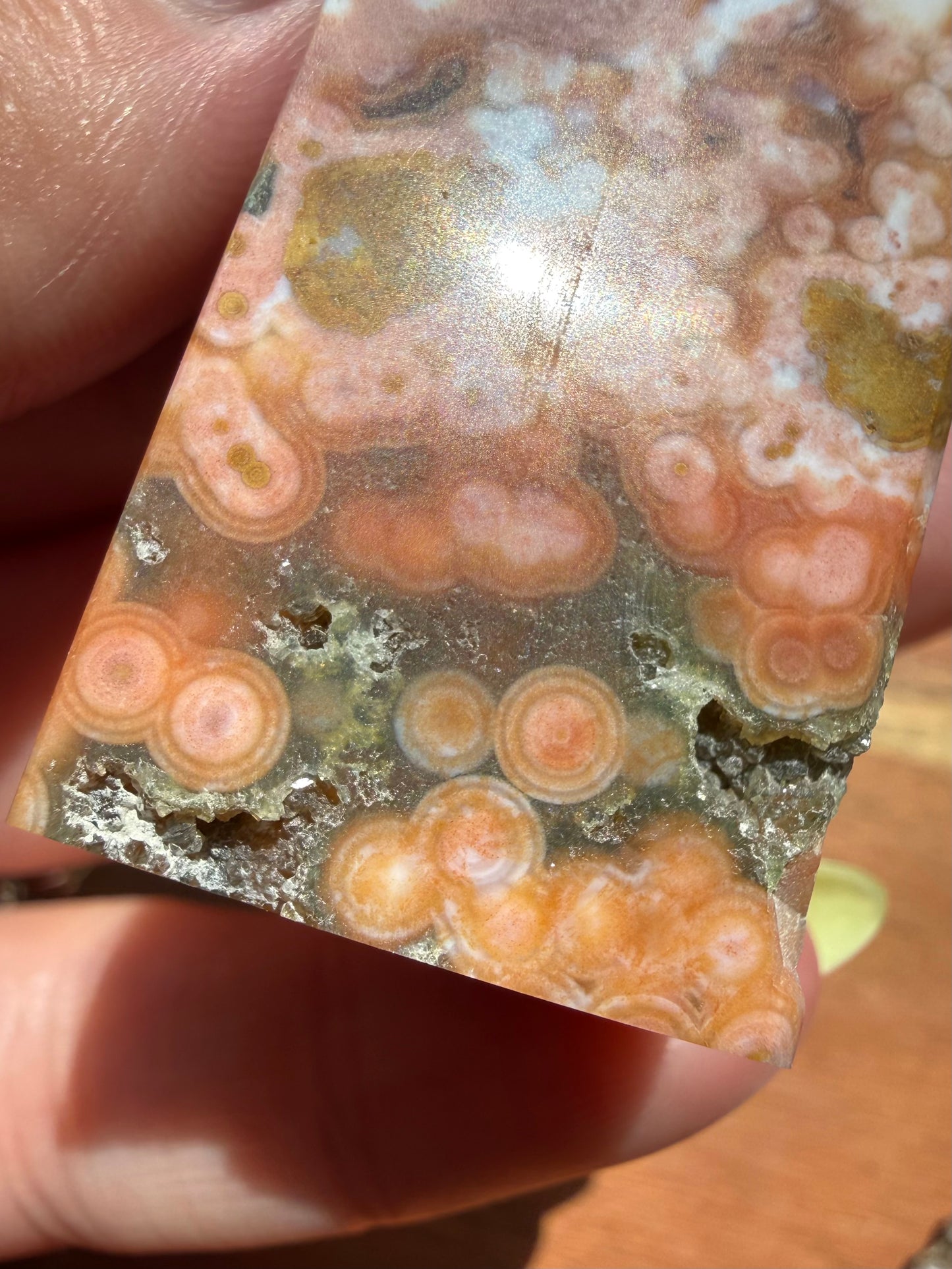 ASYMMETRICAL PINK OCEAN JASPER TOWER