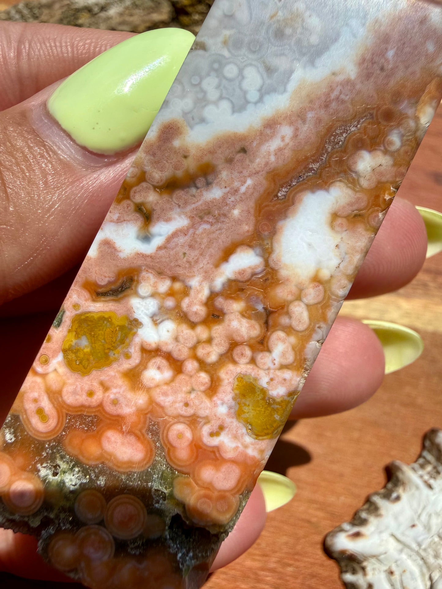 ASYMMETRICAL PINK OCEAN JASPER TOWER