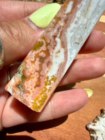 ASYMMETRICAL PINK OCEAN JASPER TOWER