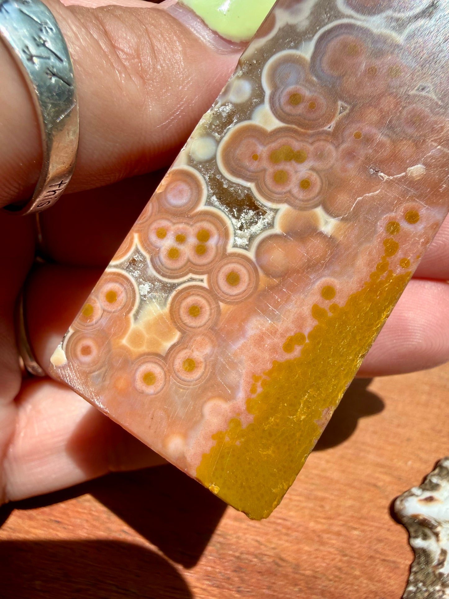 ASYMMETRICAL PINK OCEAN JASPER TOWER