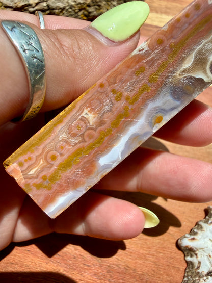 ASYMMETRICAL PINK OCEAN JASPER TOWER
