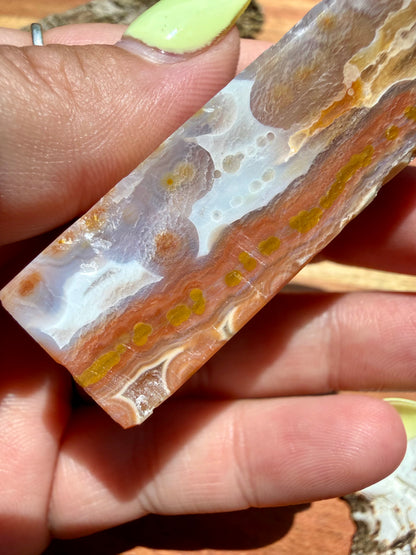 ASYMMETRICAL PINK OCEAN JASPER TOWER