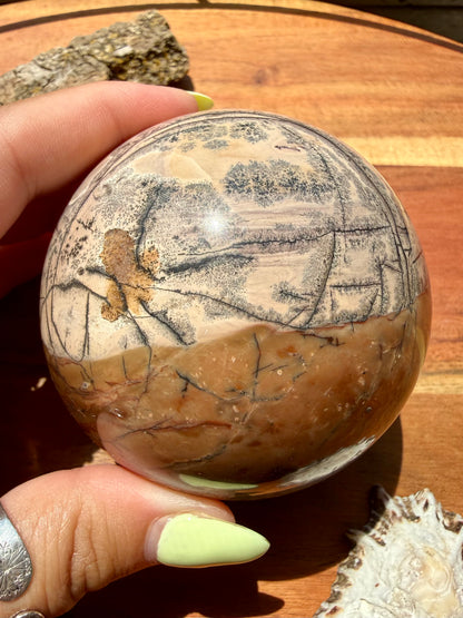 PICTURE JASPER SPHERE