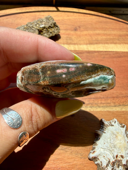 OLD STOCK OCEAN JASPER PALM STONE