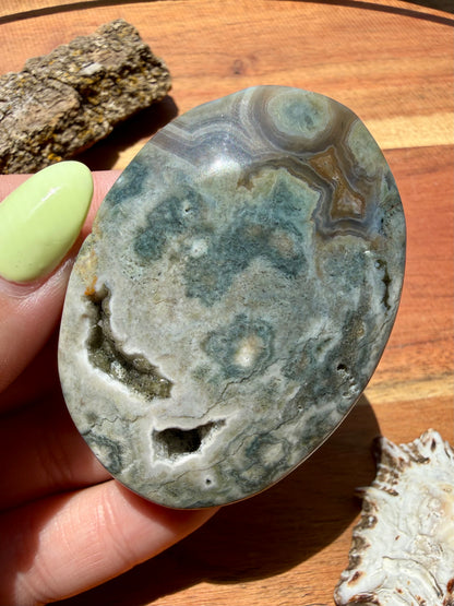 OLD STOCK OCEAN JASPER PALM STONE