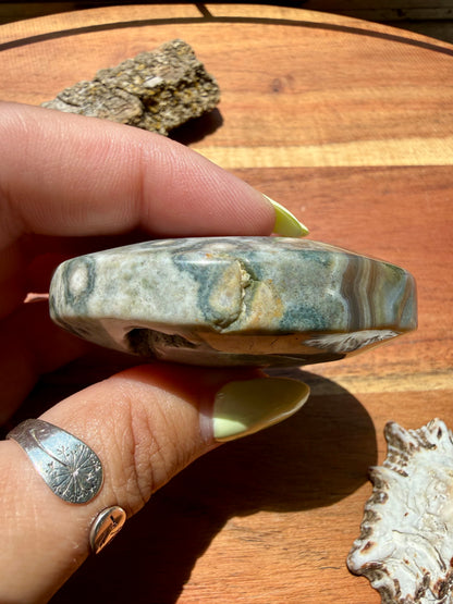 OLD STOCK OCEAN JASPER PALM STONE