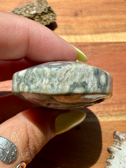 OLD STOCK OCEAN JASPER PALM STONE