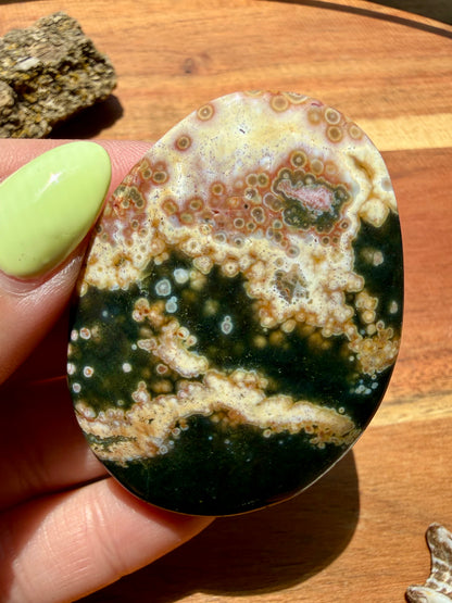 OLD STOCK OCEAN JASPER PALM STONE