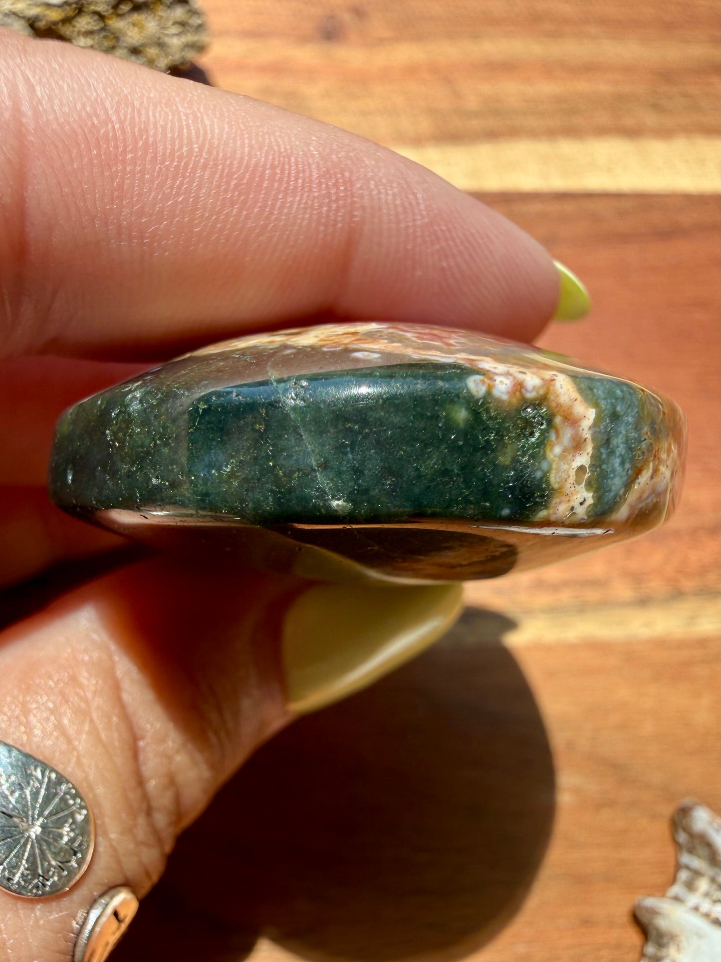 OLD STOCK OCEAN JASPER PALM STONE