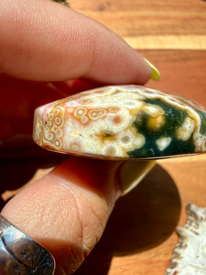 OLD STOCK OCEAN JASPER PALM STONE