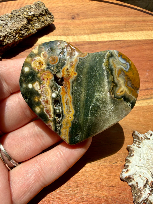 OLD STOCK OCEAN JASPER HEART