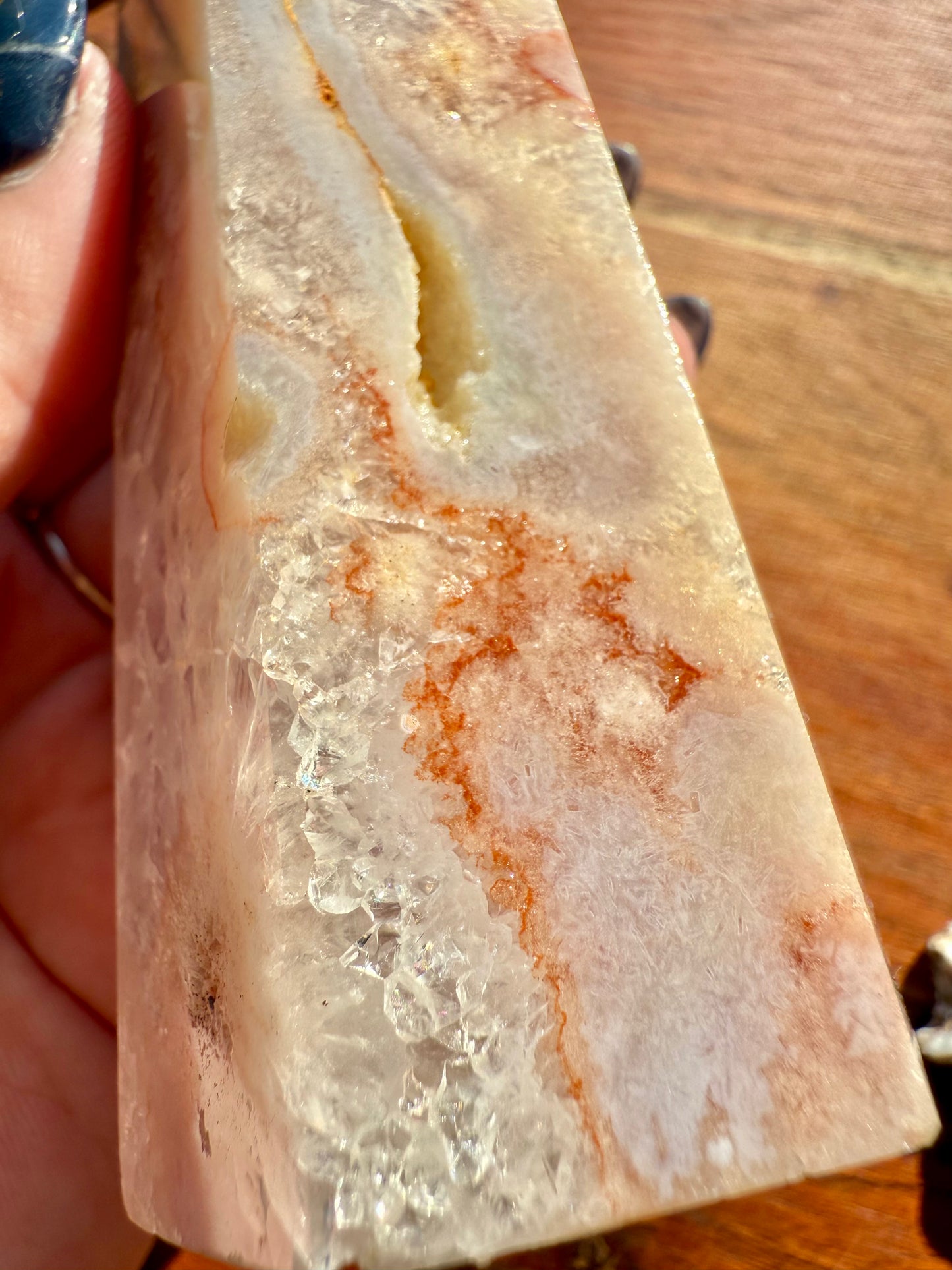 AMETHYST + FLOWER AGATE TOWER