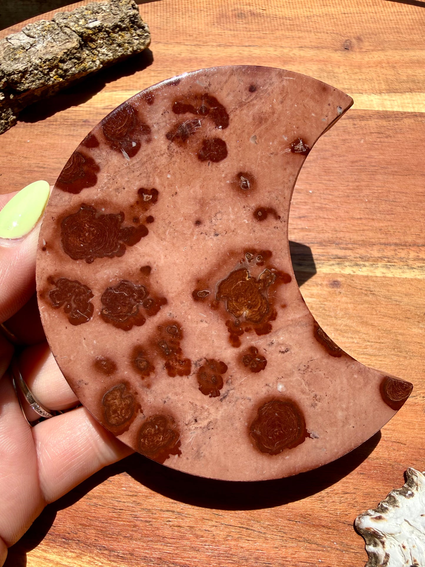PICTURE JASPER MOON WITH STAND