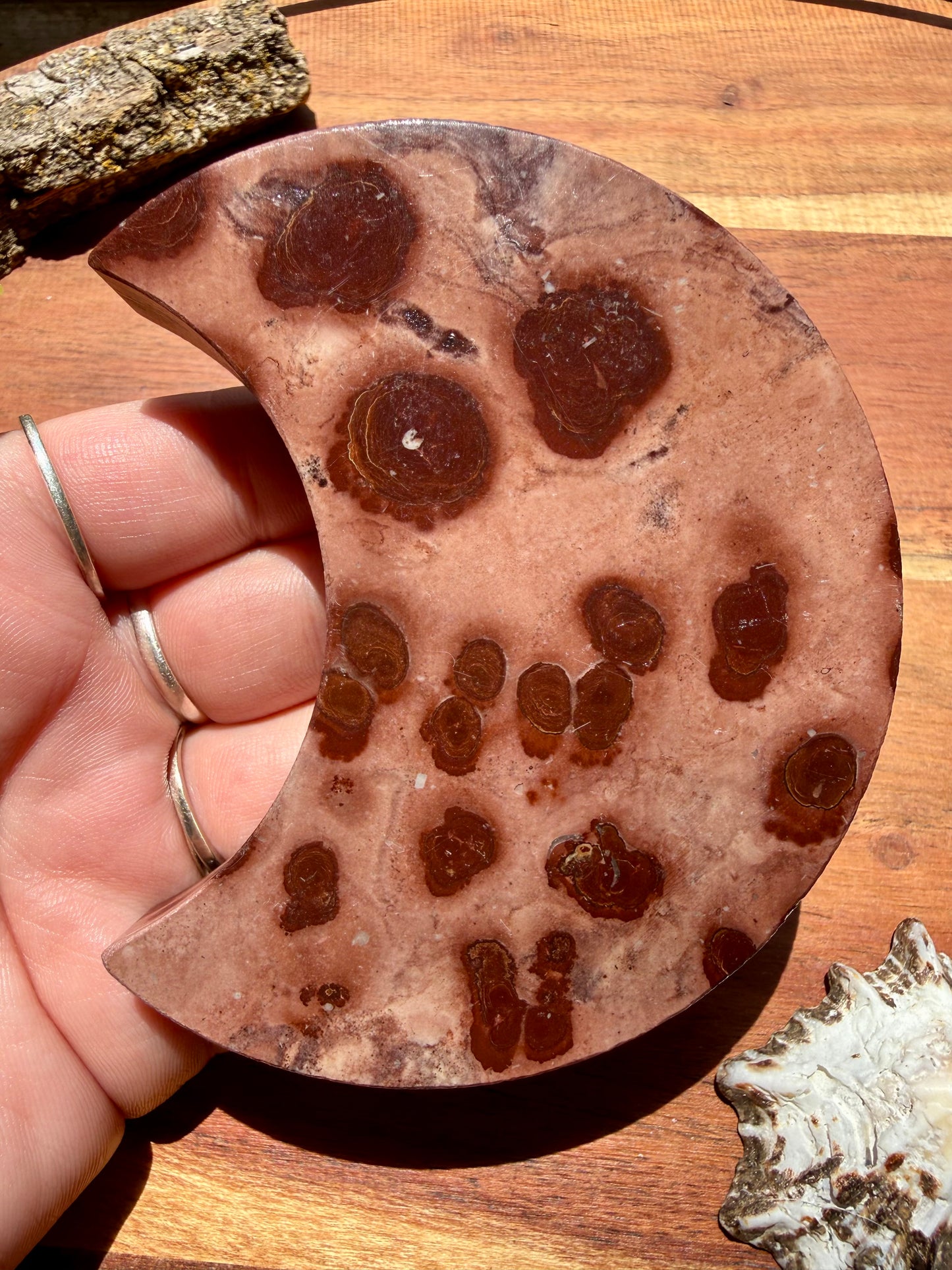 PICTURE JASPER MOON WITH STAND