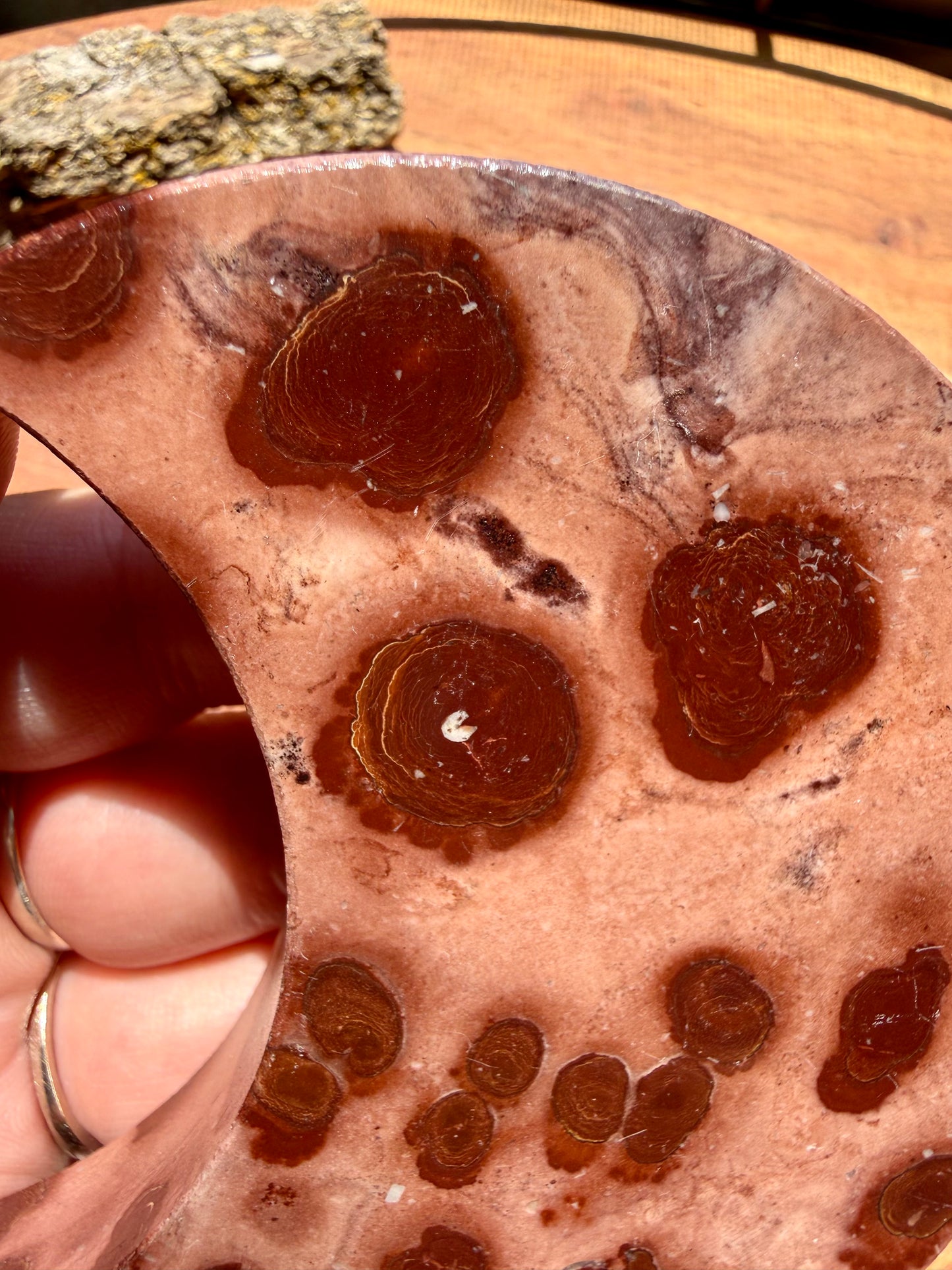 PICTURE JASPER MOON WITH STAND