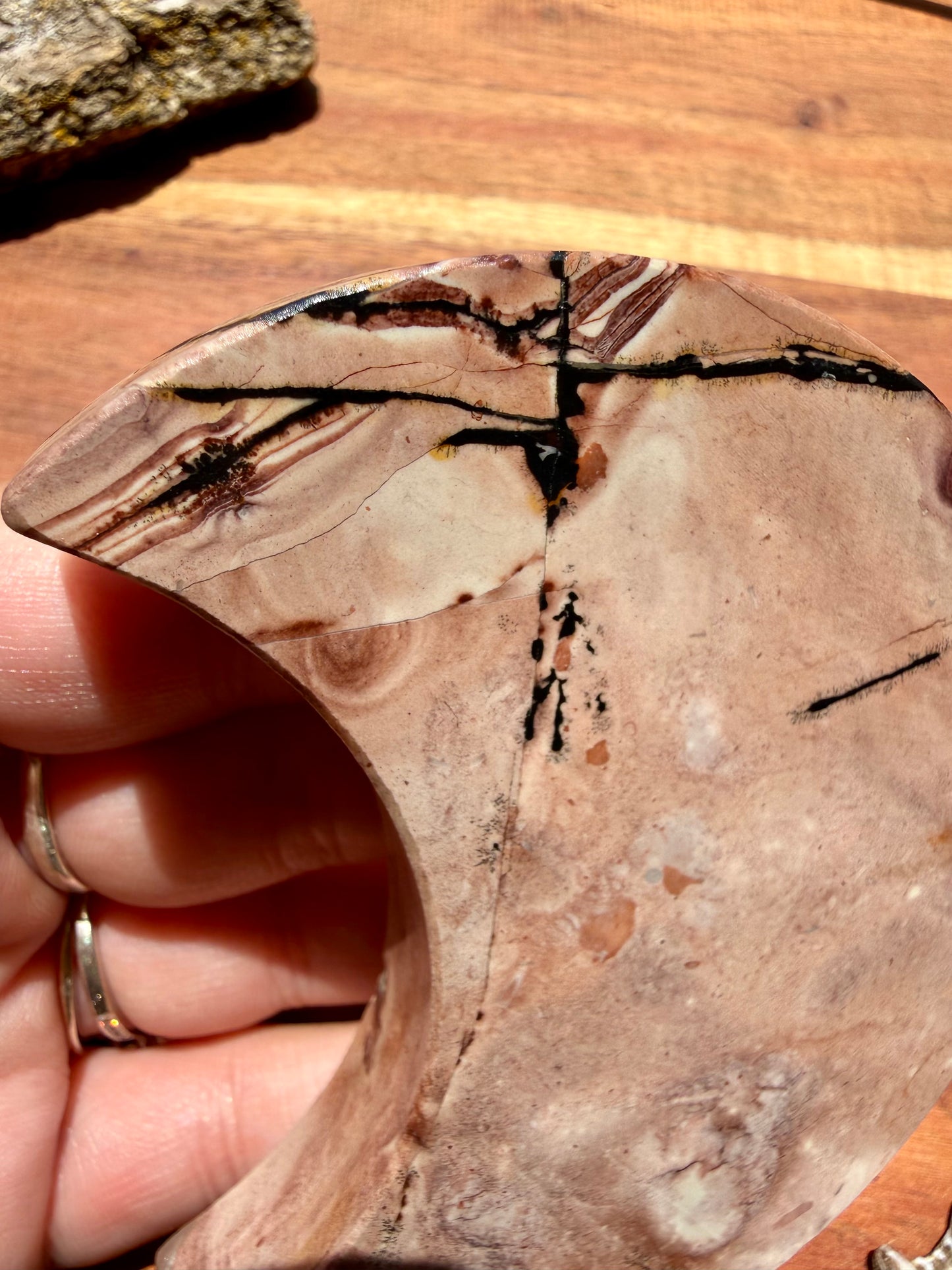 PICTURE JASPER MOON WITH STAND