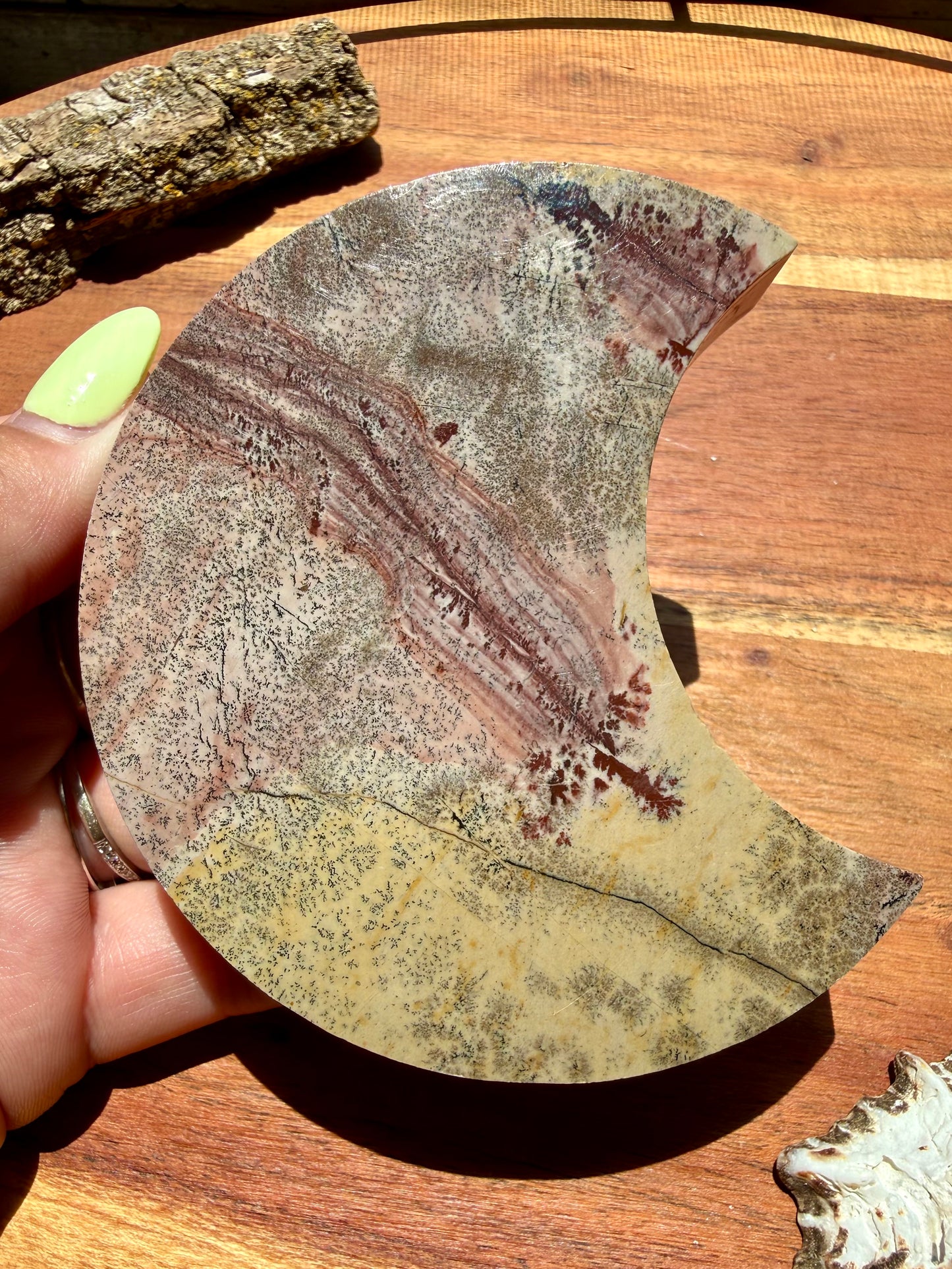PICTURE JASPER MOON WITH STAND