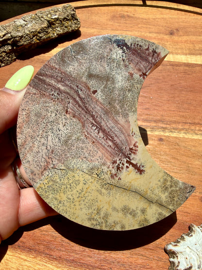 PICTURE JASPER MOON WITH STAND