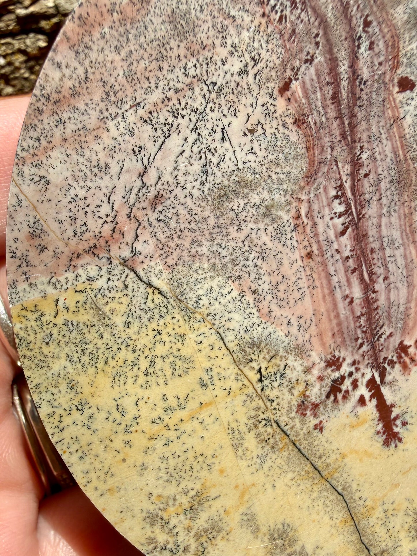 PICTURE JASPER MOON WITH STAND