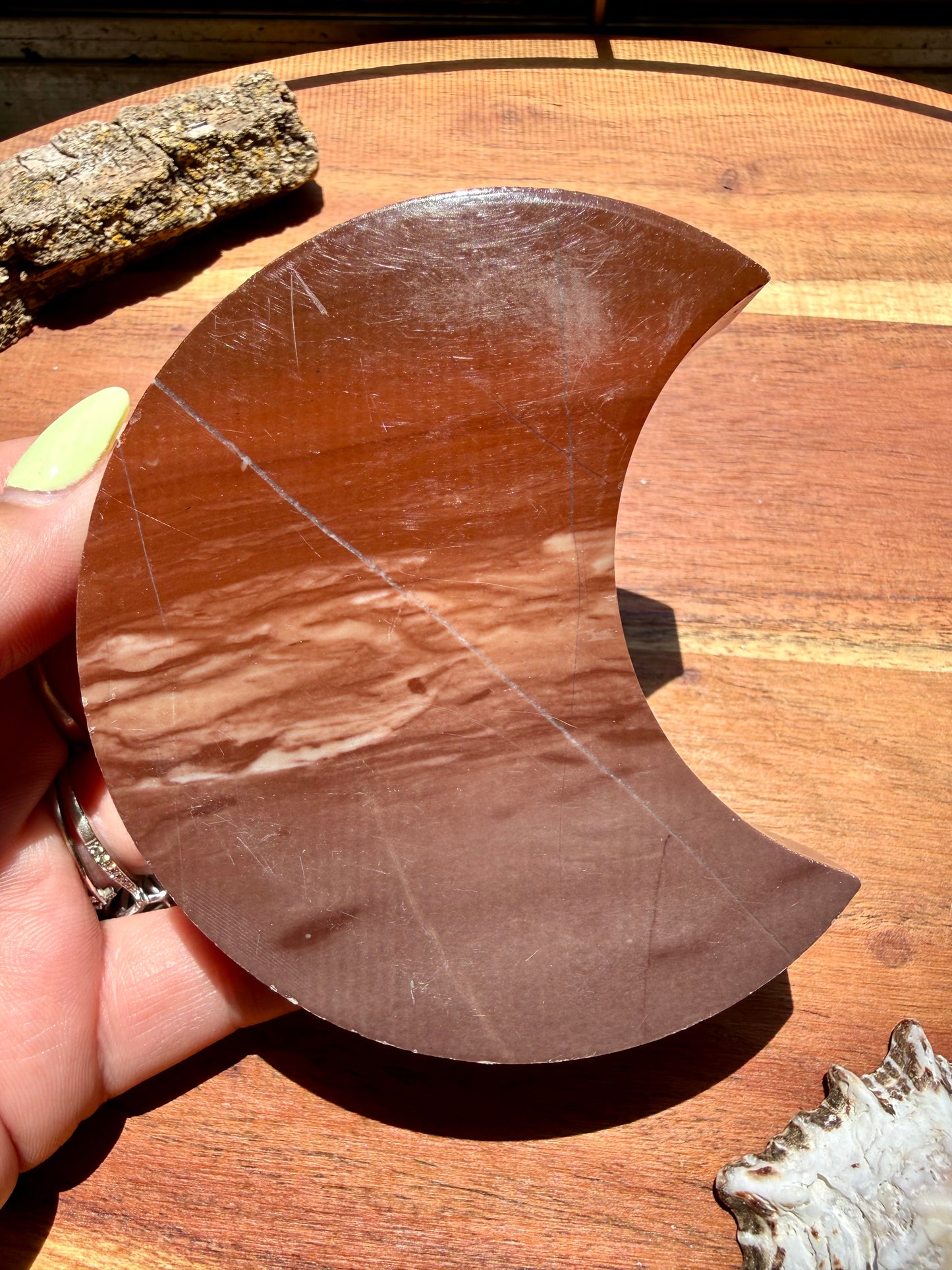 PICTURE JASPER MOON WITH STAND
