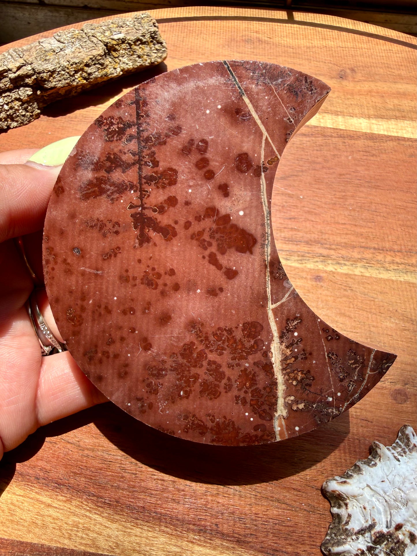 PICTURE JASPER MOON WITH STAND