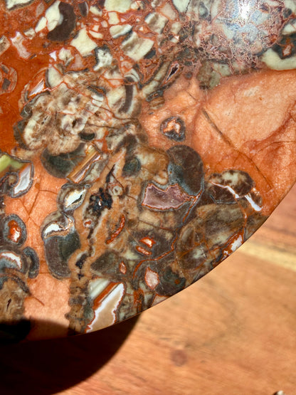 MONEY AGATE MOON WITH STAND